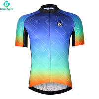 Colorful Men Cycling Jersey custom BQ0017-5