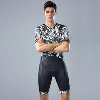 Custom High End Men Cycling Skinsuits short sleeves BQ005
