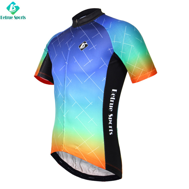 colorful cycling jerseys