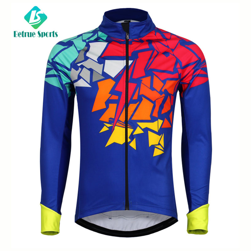 Men Top Italian fleece Cycling Windproof Jacket BQ0085J