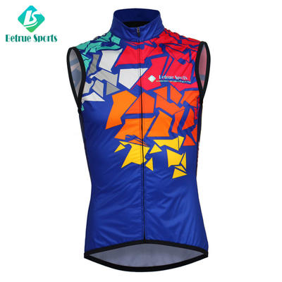 Men Custom Cycling Windproof Vest Sleeveless High Quality BQ0007-1