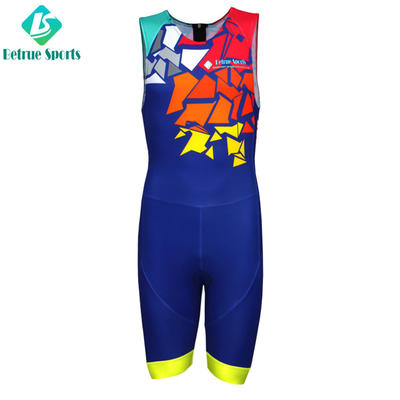 Men Italian Triathlon Suits Sleeveless High Quality BQ0052